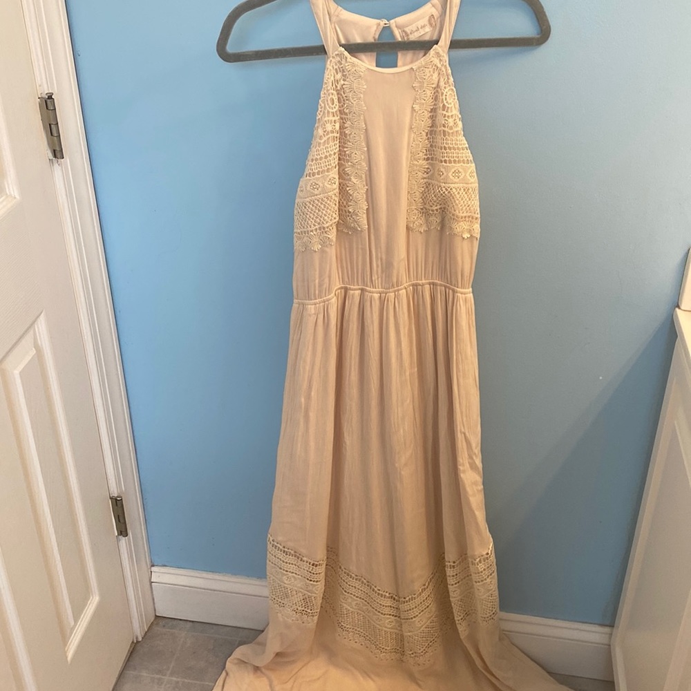 Alter’d State beige maxi dress